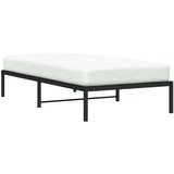 Metalni Kovinski posteljni okvir črn 100x190 cm | Shoptok.si