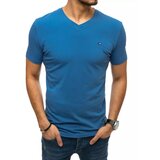 DStreet Men's smooth blue T-shirt RX4790 Cene