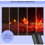 Klarstein Studio Light & Fire 1 Smart, kamin, 1000/2000W, MDF, WiFi Control | shoptok.hr