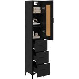  Highboard Crni hrast 34,5 x 34 x 180 cm Konstruirano drvo | shoptok.hr