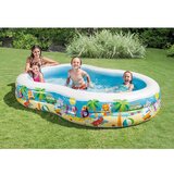 Intex Plavalni center napihljiv bazen s plažnim motivom - 262 x 160 x 46 cm | Shoptok.si