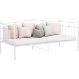 Maison Chic Posteljni okvir - Enojna postelja - Postelja za odrasle bel kovinski 90x200 cm-J6386, (21768391) | Shoptok.si