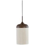 Light & Living Tamno smeđa viseća svjetiljka s tekstilnim sjenilom ø 22 cm Dania – | shoptok.hr