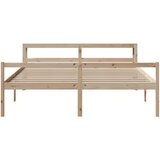 Krevet za starije s uzglavljem 200x200 cm od borovine | Eponuda.com