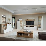 Premium Living Tv-element Cut Out, Hrast/kašmir | Shoptok.si