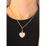 Fenzy Ogrlica Sa Privjeskom U Obliku Srca, Zlatne Boje. Cijene