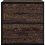  Zidni noćni ormarići 2 kom smeđi hrast 40x31x39 5 cm | shoptok.hr