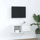 vidaXL TV omarica bela 60x31x25,5 cm inženirski les | Shoptok.si