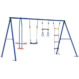  Set vanjskih ljuljački Šareni Čelik i PE | shoptok.hr