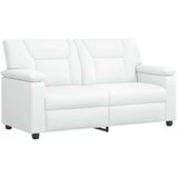  Set sofe 2 pcs Bijela Umjetna koža - Bijela Jednostruka + Dvostruka (140 cm) | shoptok.hr