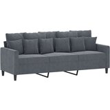  Trosed s stolčkom za noge temno siv 180 cm žamet | Shoptok.si