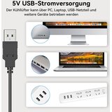 ELUTENG Dvojni USB Ventilator 2x120mm, PC, PS5, Prenosnik, TV Box | Shoptok.si
