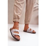 Kesi Women's slip-on slippers on a cork sole gray Cortina | Shoptok.si