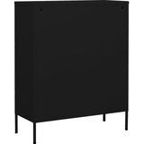 Ormarić za pohranu crni 80 x 35 x 101,5 cm čelični | Eponuda.ba