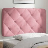  Jastuk za uzglavlje ružičasti 90 cm baršunasti | shoptok.hr