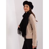 Wool Fashion Italia Scarf-AT-SZ-23185.90P-black | Shoptok.si