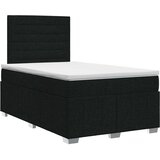  Boxspring krevet s madracem Crna 120 x 200 cm Tkanina Slike