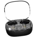 Streetz slušalke bluetooth TWS, prozorne ČRNE | Shoptok.si
