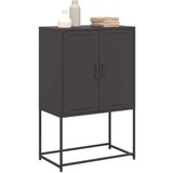 vidaXL Visoka komoda crna 68,5 x 38,5 x 107 cm čelična | shoptok.hr
