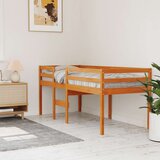  Visoki krevet voštano smeđi 80x200 cm od masivne borovine | shoptok.hr