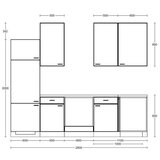 Flex-Well Kuhinjski Blok Brez Aparatov Wito, Bela | Shoptok.si
