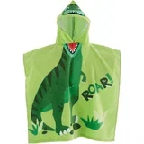 Zeleni pamučan dječji pončo Dinosaur –