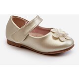 Kesi Children's ballerinas with Velcro closure and gold serinde decoration Cijene