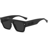 Dsquared2 ICON0031/S 003/IR ONE SIZE (55) Črna/Siva Cene
