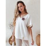 DStreet Bluzka damska oversize SHINE LOVE biała | Shoptok.si