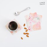 Linen Tales Rožnati tekstilni podstavki za kozarce v kompletu 4 ks – Linen Tales Cene
