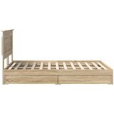  Krevet s od storage Sonoma hrast 140 x 200 cm Konstruirano drvo | shoptok.hr
