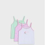 Sinsay Pamučne potkošulje na naramenice s printom 3 pack Ariel | shoptok.hr