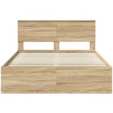 Konstrukcija postelje Sonoma 140 x 200 cm Masivno borovo les, (5000103345) | Shoptok.si