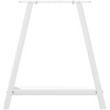  Noge za jedilno mizo v obliki črke A, 2 kosa, bele barve, 80 x (72-73) cm, jeklo, (22123518) | Shoptok.si