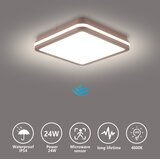  Brilagi-LED Spoljašnje svetlo sa senzorom BENE LED/24W/230V 26x26 cm braon IP54 | Eponuda.com