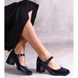 D/CEO Black pumps on a low wedge heel Chantal | shoptok.hr