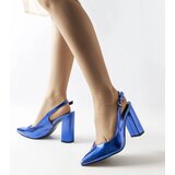 Gemre Navy blue slingback pumps Wechsler | Shoptok.si