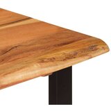  Jedilna miza 110x50x76 cm trden akacijev les, (20711240) | Shoptok.si