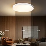  Immax NEO 07315L-LED prigušiva stropna lampa SEMPLICI 96 W/230 V, Ø 80 cm, Wi-Fi Tuya, bela + daljinski upravljač | Eponuda.com