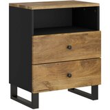  Noćni ormarić 50x33x62 masivno drvo bagrema i konstruirano drvo | shoptok.hr