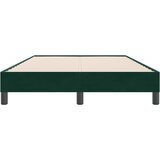 Box Spring krevet bez madracem tamno zeleni 120x220 cm baršun | shoptok.hr