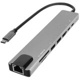 Hytech HY-USBC82 4K30Hz 2xUSB3.0 1xUSB2.0 100Mbps PD, TypeC Data, SD TF | Eponuda.ba