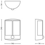 Philips 16465/93/16 - LED spoljno svetlo sa senzorom MYGARDEN STOCK LED/6W IP44 | Eponuda.com