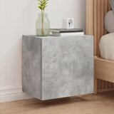  The Living Store Stenske TV omarice 2 kosa betonsko sive 40,5x30x40 cm inž. les - TV Stenska Omarica, (21555703) | Shoptok.si