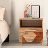 Hanah home Leva Alfa Flow Atlantic Pine Nightstand | ePonuda.com