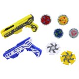  Set pištolja za izbacivanje 4 metalna diska - plavo/žuti | shoptok.hr