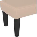  Klupa boja cappuccina 100x30x30 cm od umjetne kože | shoptok.hr