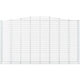 Lučne gabionske košare 2 kom 400x50x220/240cm pocinčano željezo | shoptok.hr