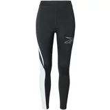Reebok Sport Športne hlače 'Running Vector' črna / bela