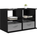  Stojalo za TV s predalom Črna Orehovina 79 x 40 x 48 cm, (5000238866) | Shoptok.si